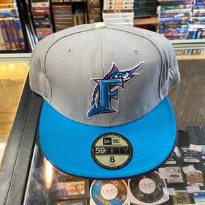 Flordida Marlins New Era Fifty 8 63.5cm fitted baseball hat